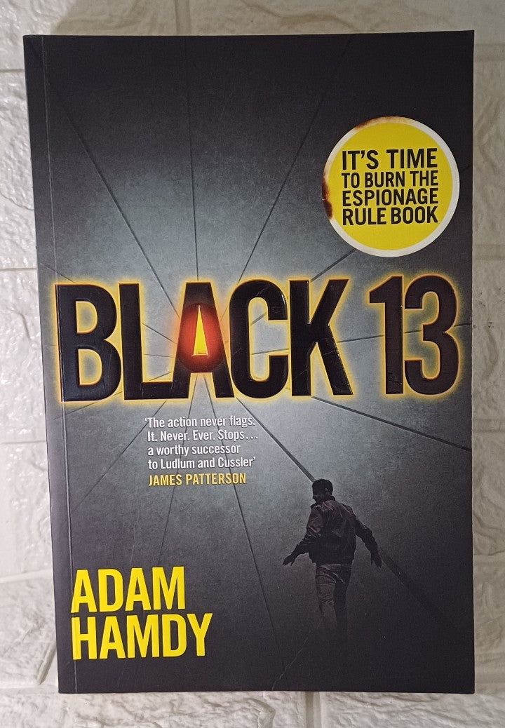 Front Cover Of Black 13 (Scott Pearce, #1) (Adam Hamdy)