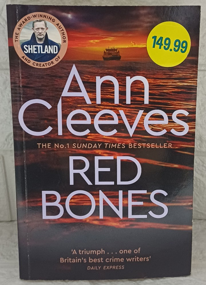 Front Cover Of Red Bones (Shetland Island #3) (Ann Cleeves)