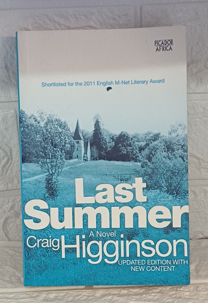 Front Cover Of Last Summer (Craig Higginson)