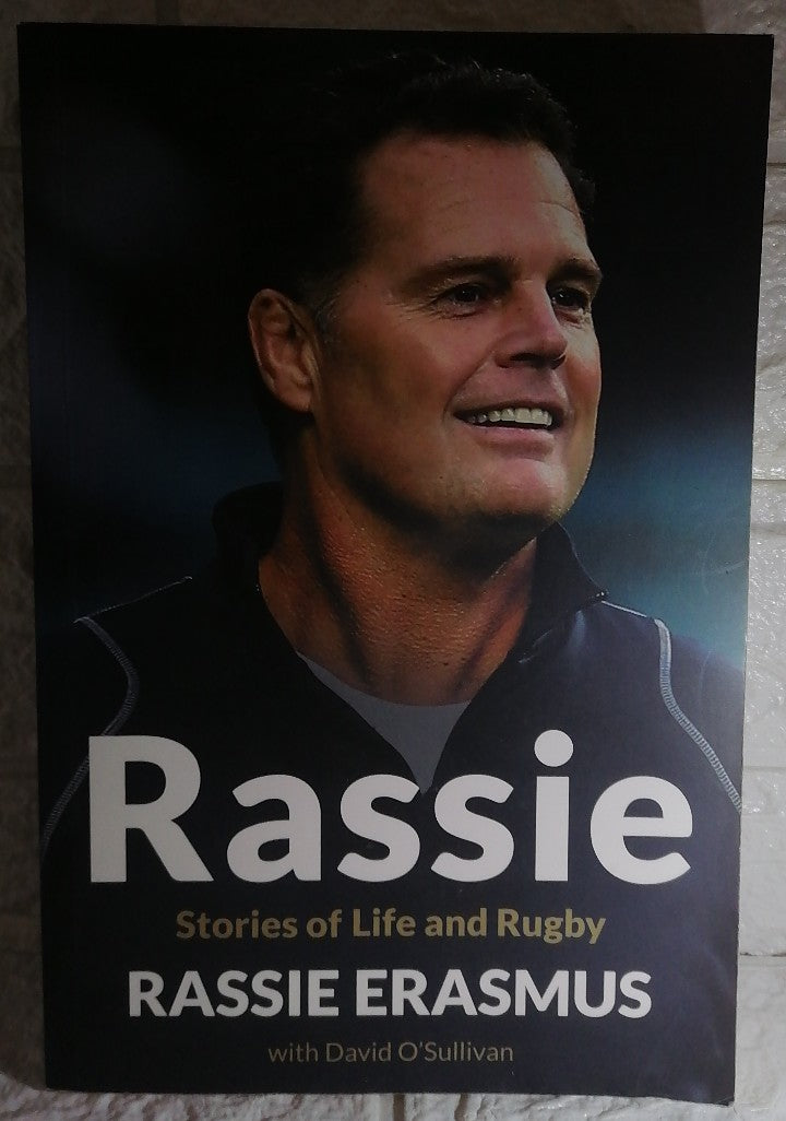 Front Cover Of Rassie: Stories of Life and Rugby (Rassie Erasmus)
