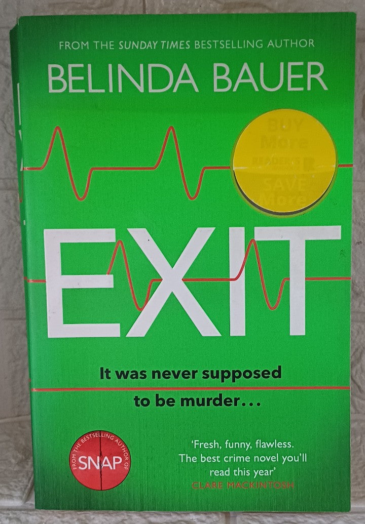 Front Cover Of Exit (Belinda Bauer)
