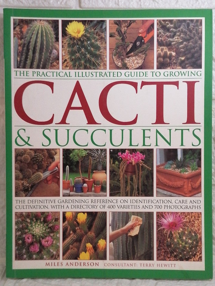 Front Cover Of The Ultimate Book of Cacti and Succulents