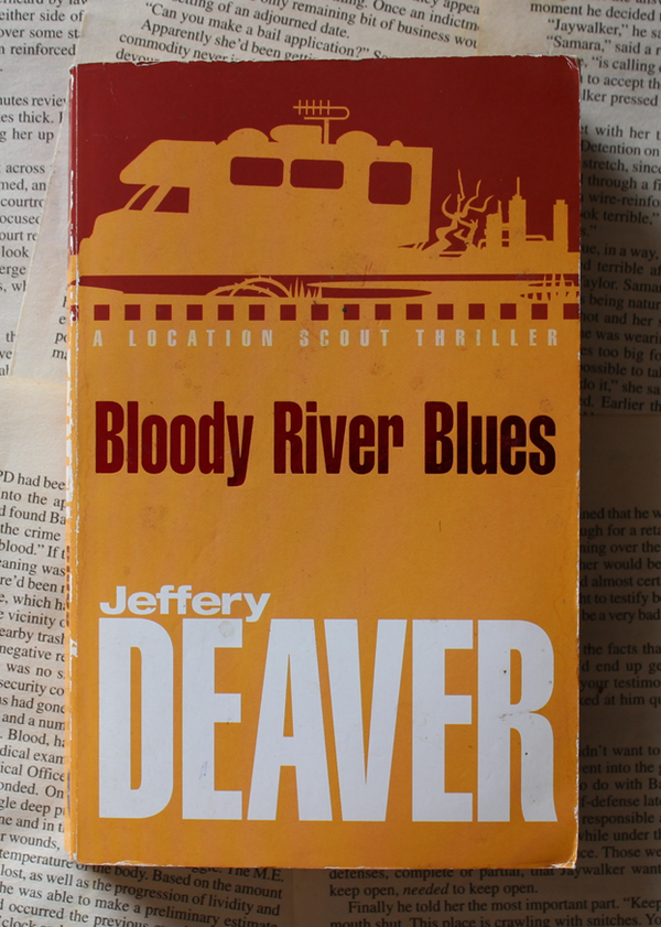 Front Cover Of Bloody River Blues  (Jeffery Deaver)