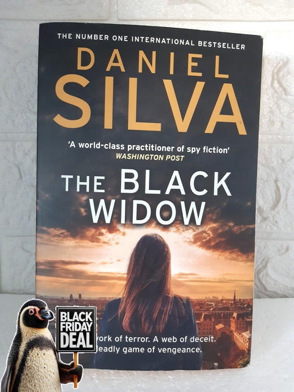 Front Cover Of The Best-Selling Book The Black Widow Daniel Silva