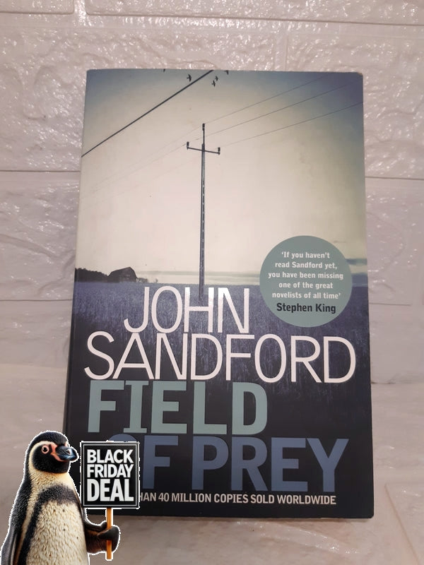 Front Cover Of The Best-Selling Book Field Of Prey John Sandford