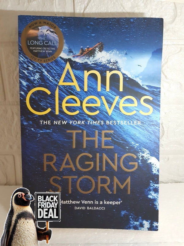 Front Cover Of The Best-Selling Book The Raging Storm Ann Cleeves