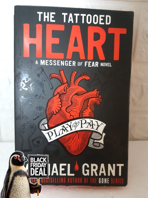 Front Cover Of The Best-Selling Book The Tattooed Heart Michael Grant