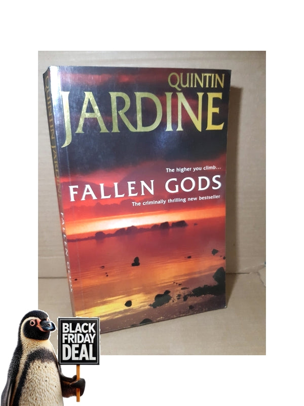 Front Cover Of The Best-Selling Book Fallen Gods Quintin Jardine