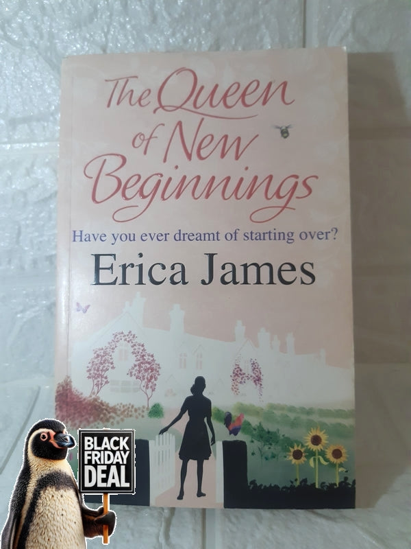 Front Cover Of The Best-Selling Book The Queen Of New Beginnings Erica James