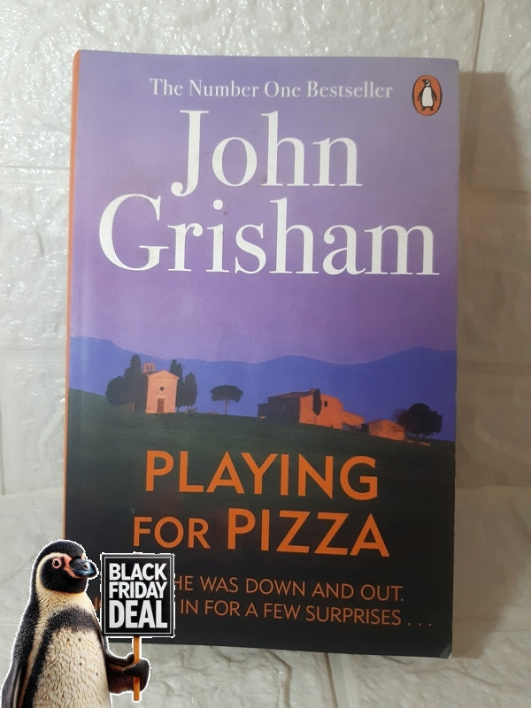 Front Cover Of The Best-Selling Book Playing For Pizza John Grisham