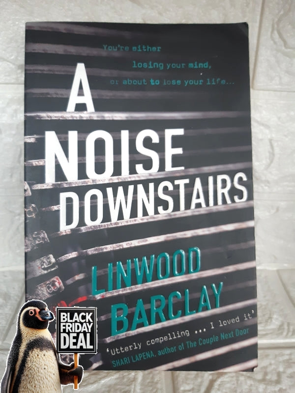 Front Cover Of The Best-Selling Book A Noise Downstairs Linwood Barclay