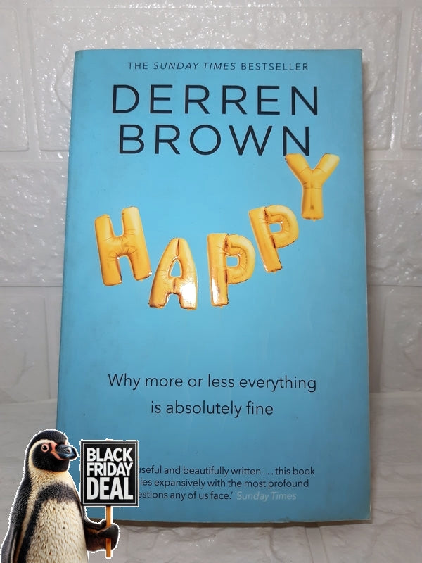 Front Cover Of The Best-Selling Book Happy Derren Brown