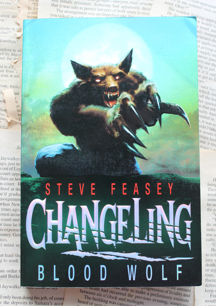 Front Cover Of Changeling, Blood Wolf  (Steve Feasey)