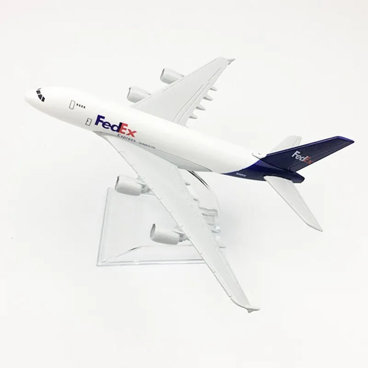 Front Cover Of The Best-Selling Book 16cm Airbus A380 Fedex (Brand New)