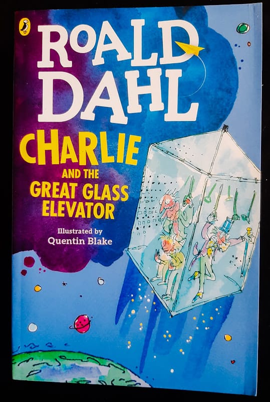 Front Cover Of Charlie And The Great Glass Elevator (Charlie And The Great Glass Elevator) (Roald Dahl
)