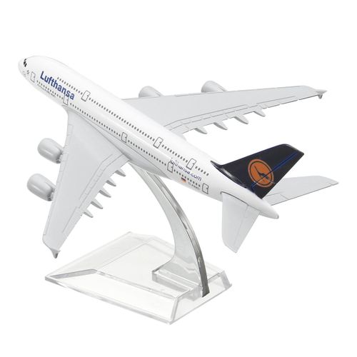 Front Cover Of 16cm Airbus A380 Lufthansa (Brand New))