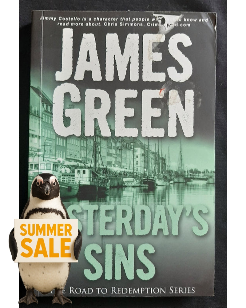 Front Cover Of Yesterday's Sins (Jimmy Costello Mystery #3) (James Green)