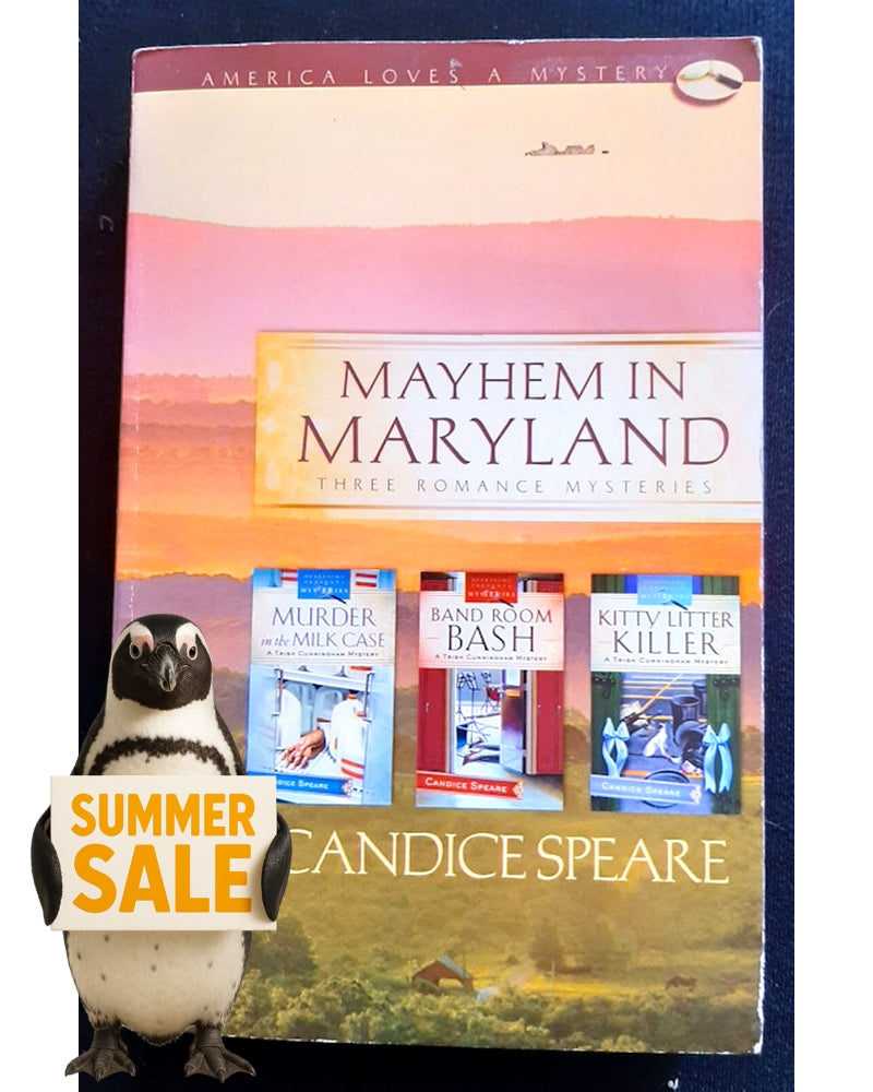 Front Cover Of Mayhem in Maryland (Trish Cunningham Mystery #1-3) (Candice Speare)