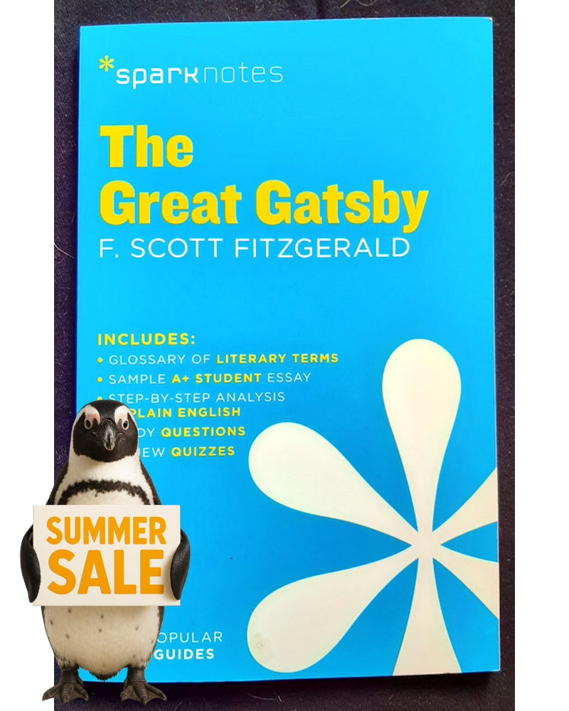 Front Cover Of The Great Gatsby (Spark Notes) (F.Scott Fitzgerald)