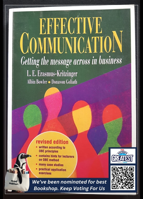 Effective Communication Getting The Message Across In Business (Erasmus, Le)