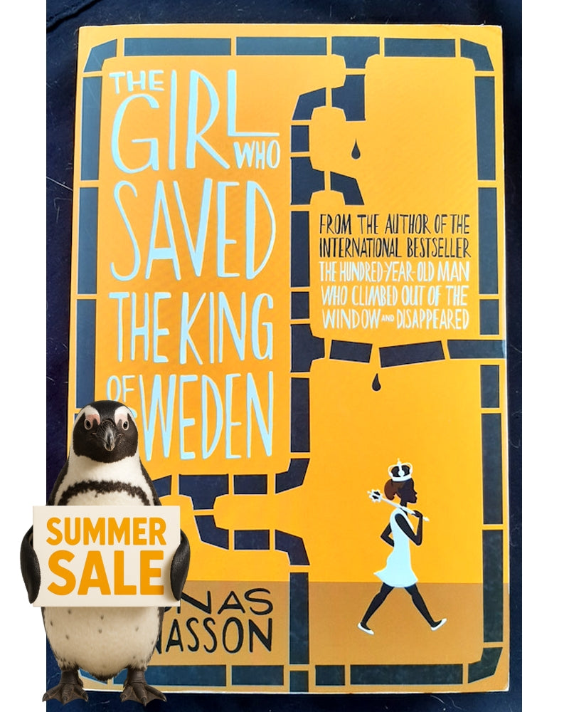 Front Cover Of Bestselling Book The Girl Who Saved The King Of Sweden (Jonasson, Jonas)
