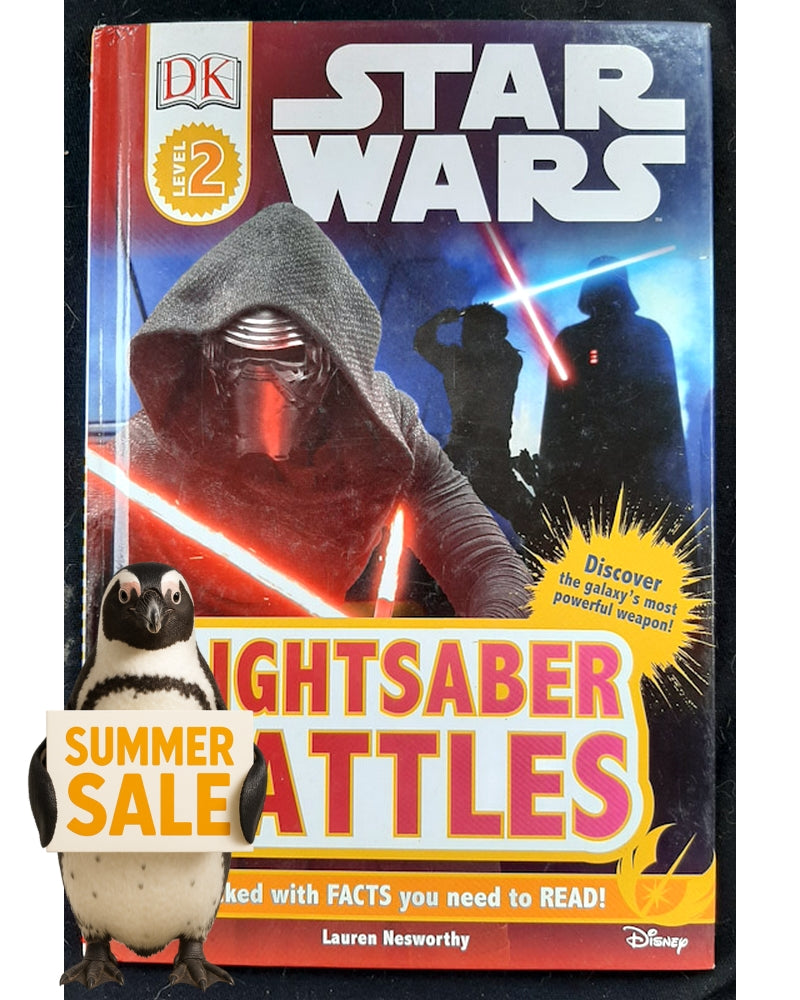 Front Cover Of Bestselling Book Star Wars: Lightsaber Battles (Disney, Disney)
