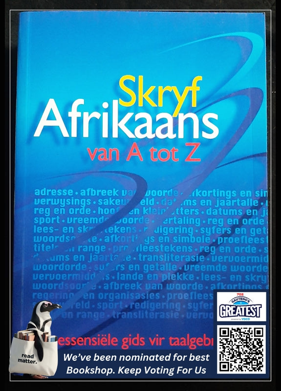 Skryf Afrikaans Van A Tot Z Die Essensi