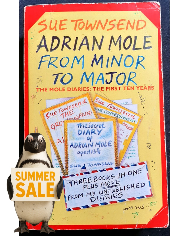 Front Cover Of Adrian Mole: From Minor to Major (Adrian Mole #1-3.5) (Sue Townsend)