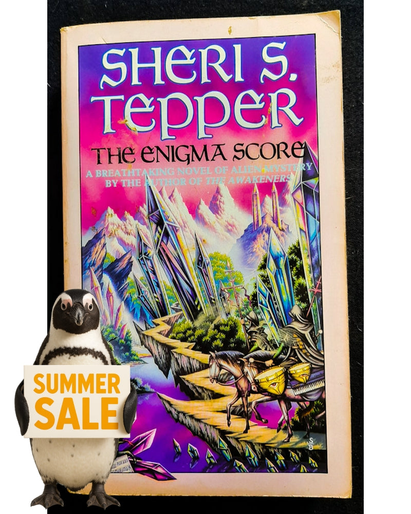 Front Cover Of The Enigma Score (Sheri S. Tepper)