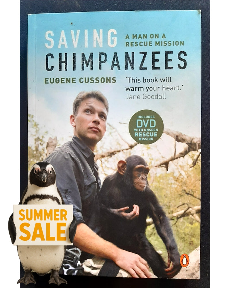 Front Cover Of Saving Chimpanzees (Eugene Cussons)
