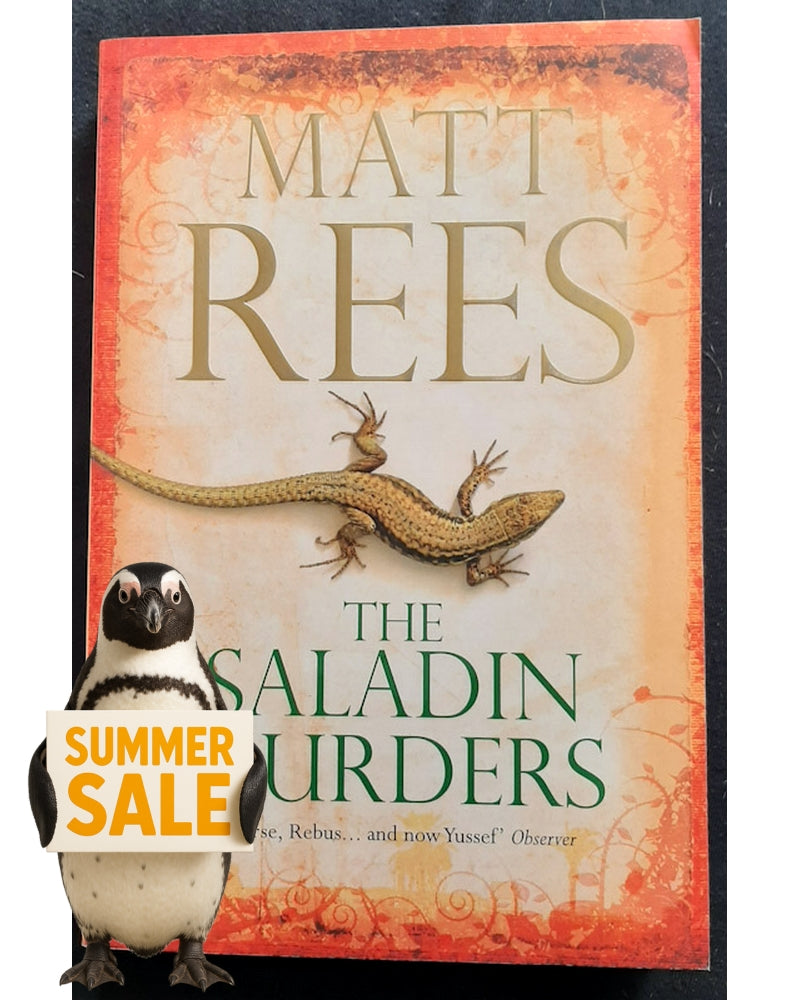 Front Cover Of The Saladin Murders (Omar Yussef Mystery #2) (Matt Rees)