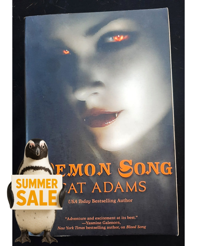 Front Cover Of Demon Song (Blood Singer #3) (Cat Adams)