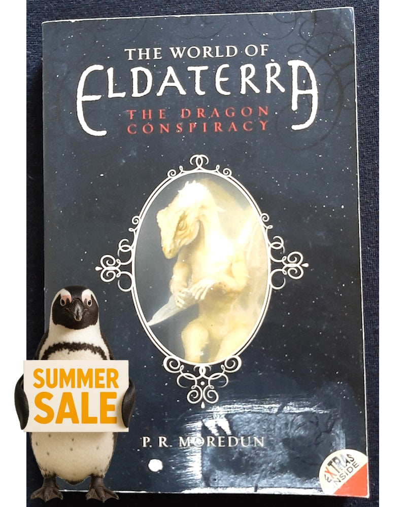 Front Cover Of The Dragon Conspiracy (World of Eldaterra #1) (P. R. Moredun)