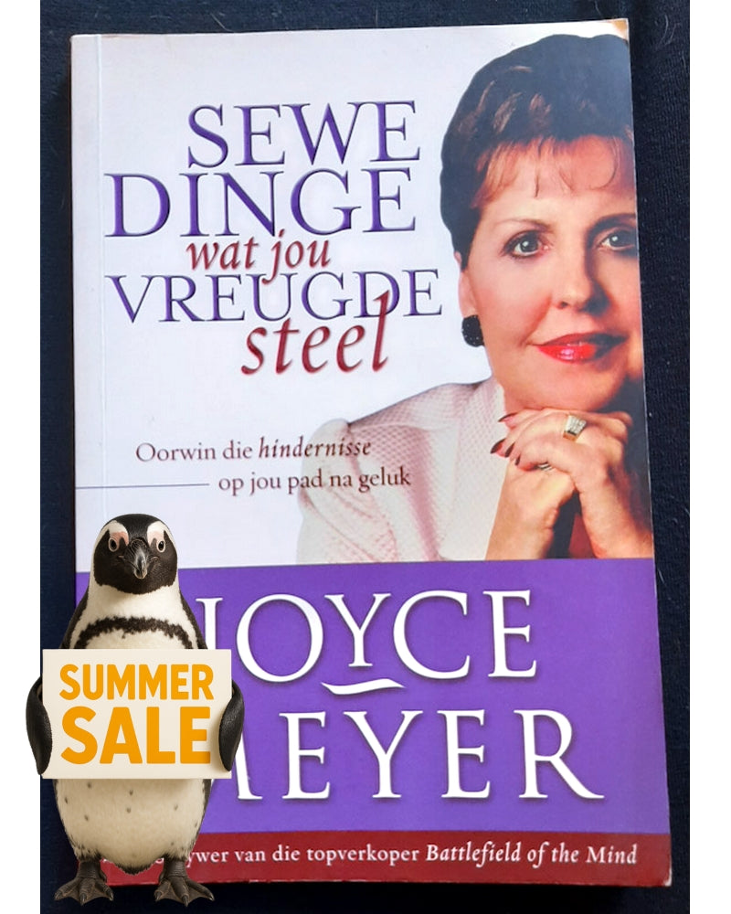 Front Cover Of Sewe dinge wat jou vreugde steel (Joyce Meyer)