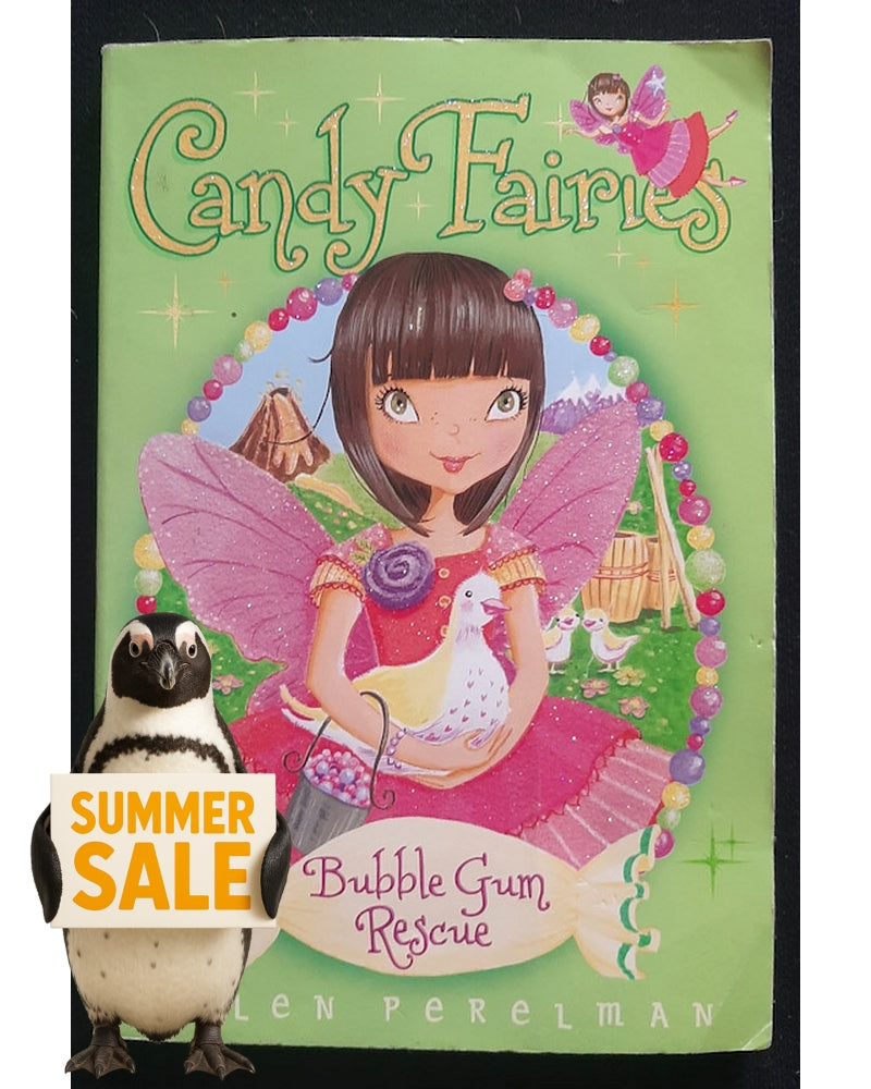 Front Cover Of Bubble Gum Rescue (Candy Fairies #8) (Helen Perelman)