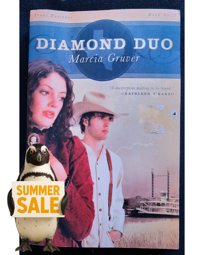 Front Cover Of Bestselling Book Diamond Duo (Texas Fortunes Trilogy #1) (Gruver, Marcia)
