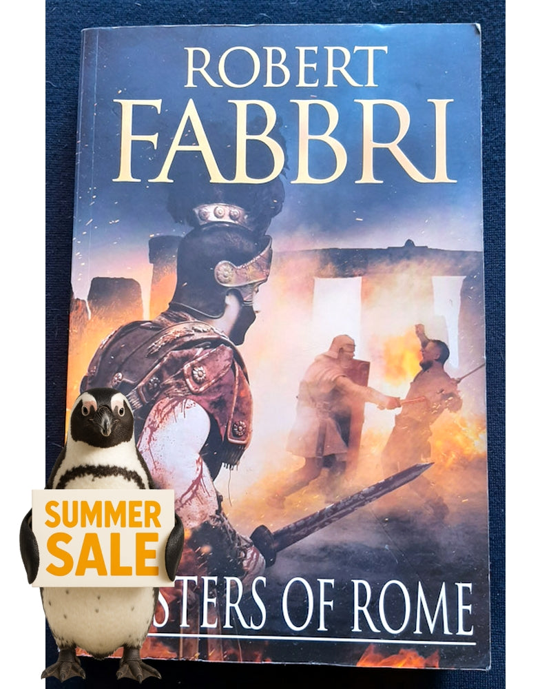 Front Cover Of Masters of Rome (Vespasian #5) (Robert Fabbri)