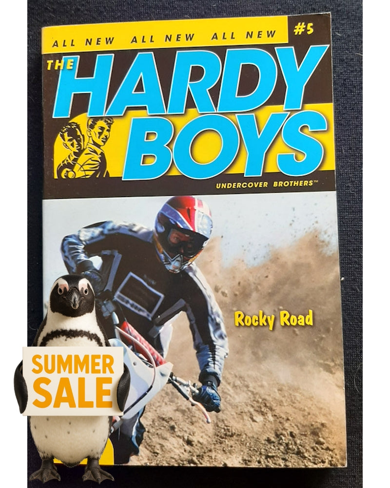 Front Cover Of Rocky Road (Hardy Boys: Undercover Brothers #5) (Franklin W. Dixon)