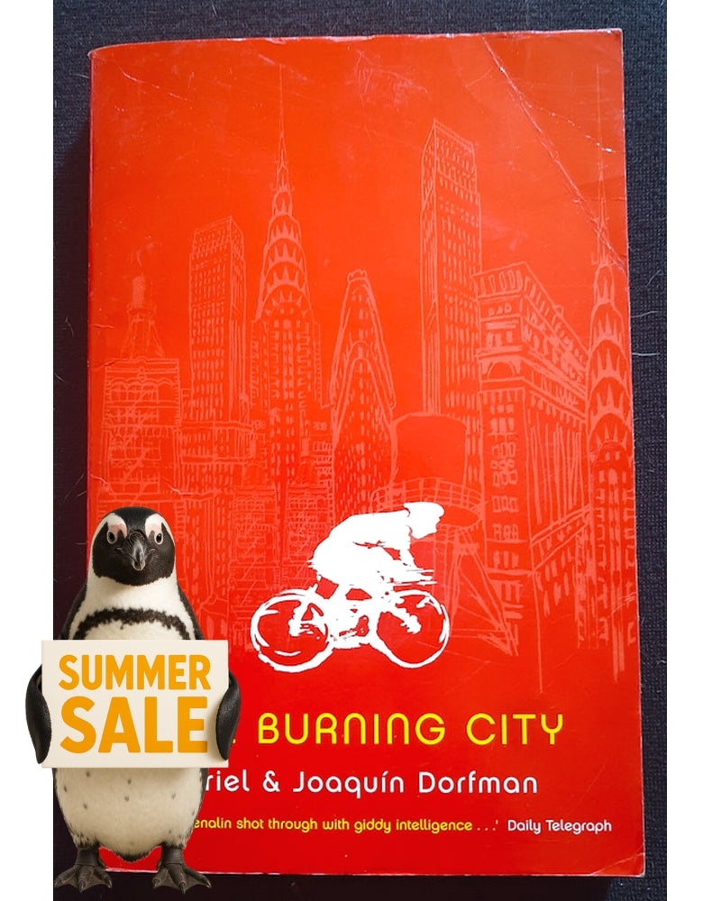 Front Cover Of The Burning City (Ariel and Joaquin Dorfman)