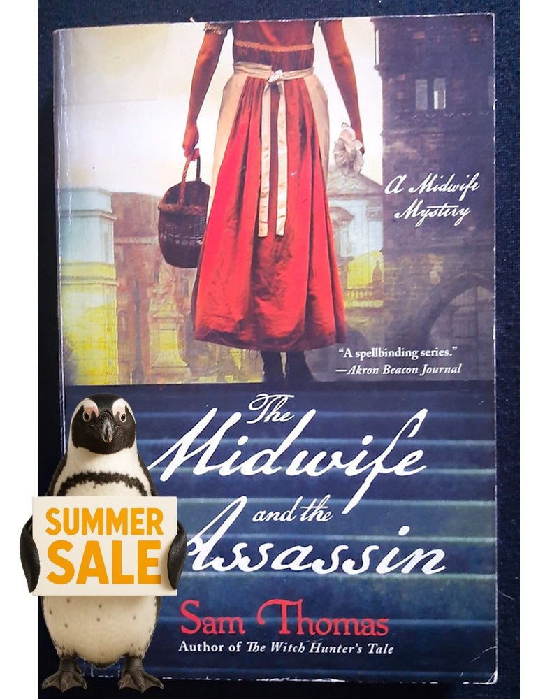 Front Cover Of The Midwife and the Assassin (Midwife Mysteries #4) (Sam Thomas)