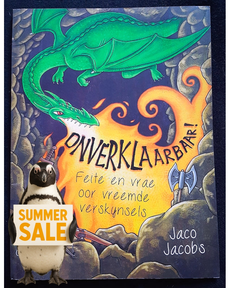 Front Cover Of Onverklaarbaar! Feite en vrae oor vreemde verskynsels (Jaco Jacobs)