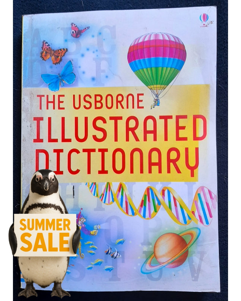 Front Cover Of The Usbourne Illustrated Dictionary (Extra Large Paperback)