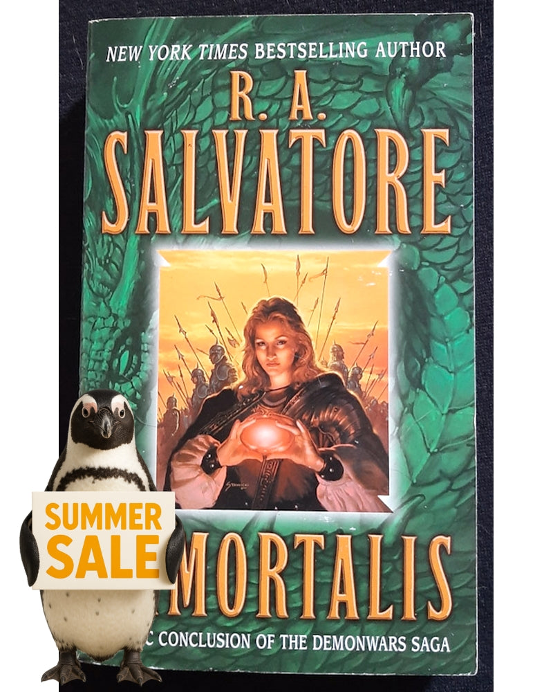 Front Cover Of Immortalis (The DemonWars Saga #7) (RA SALVATORE)