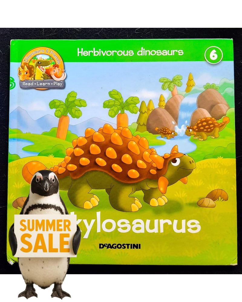 Front Cover Of Herbivorous Dinosaurs: Ankylosaurus(6) (DeAgostini)