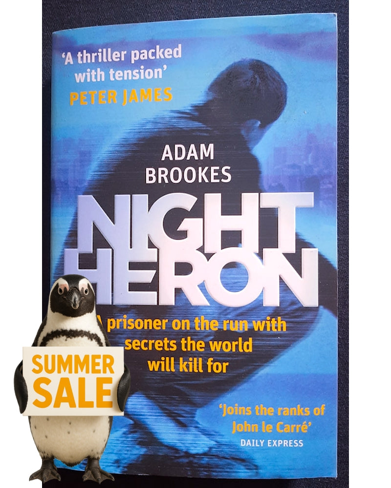 Front Cover Of Night Heron (Philip Mangan #1) (Adam Brookes)