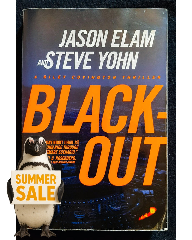 Front Cover Of Blackout (Riley Covington #3) (Jason Elam, Steve Yohn)