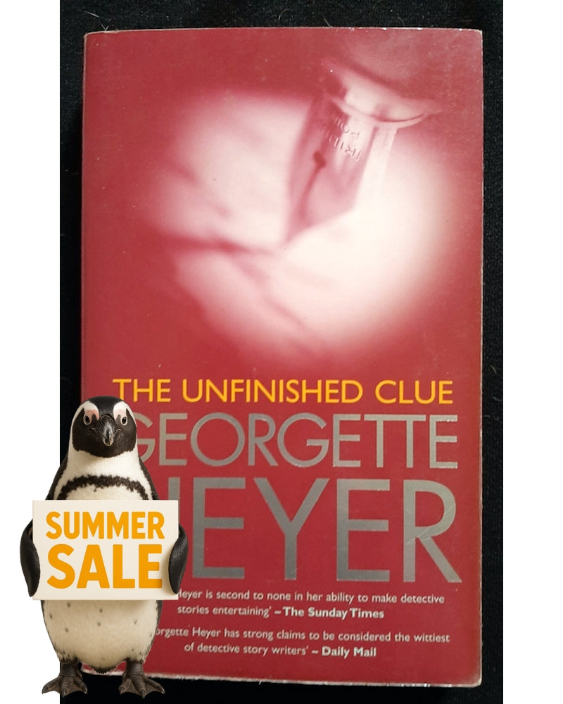 Front Cover Of The Unfinished Clue (Georgette Heyer)