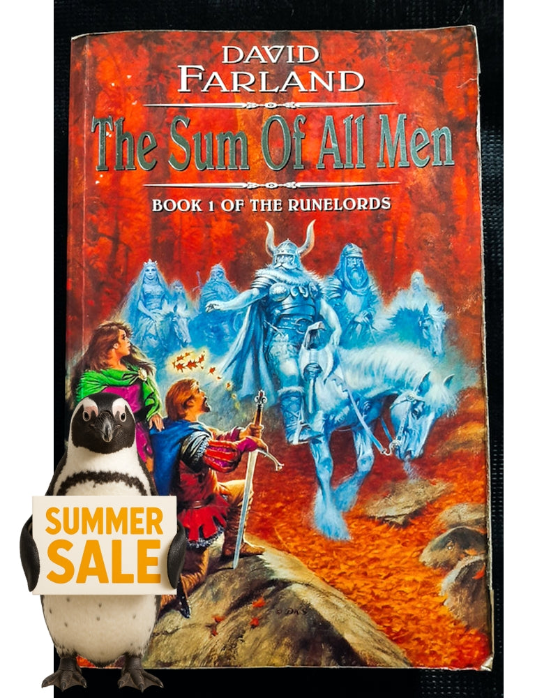 Front Cover Of The Sum of All Men (The Runelords #1) (David Farland)