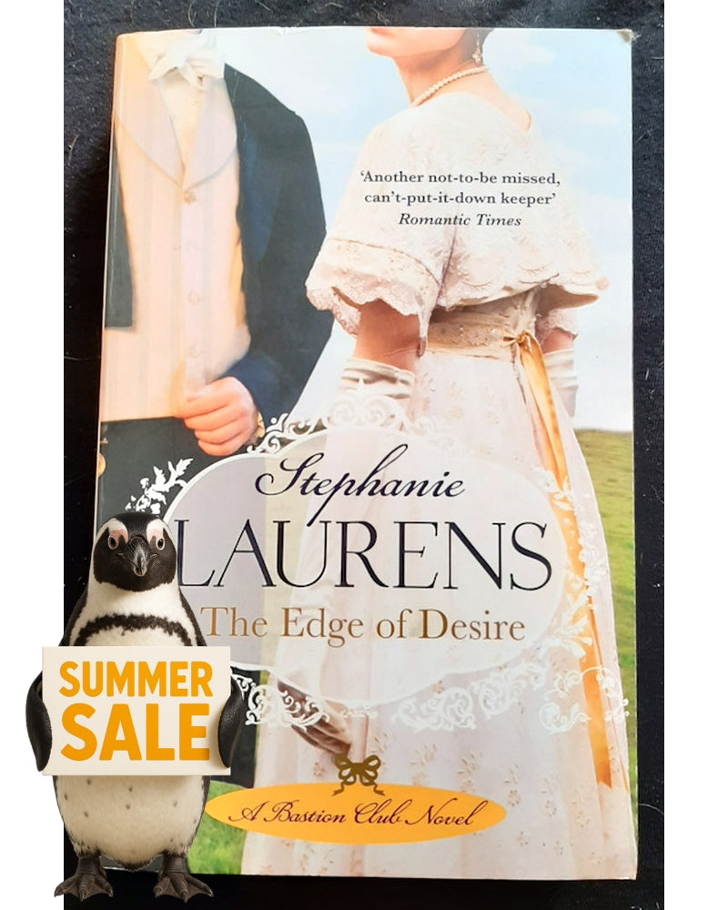Front Cover Of The Edge of Desire (Bastion Club #7) (Stephanie Laurens)