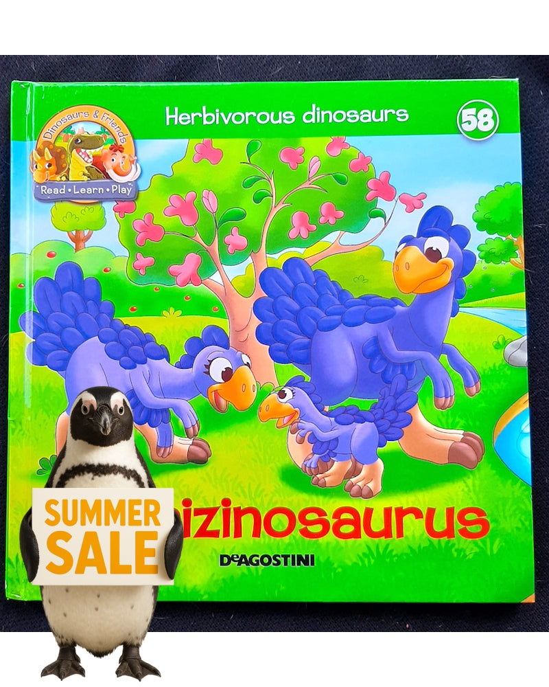 Front Cover Of Bestselling Book Herbivorous Dinosaurs: Therizinosaurus (58) (DeAgostini)